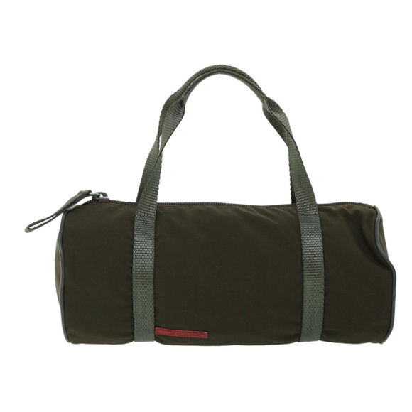 PRADA Sports Hand Bag Nylon Khaki Auth 51279 - Picture 13 of 16